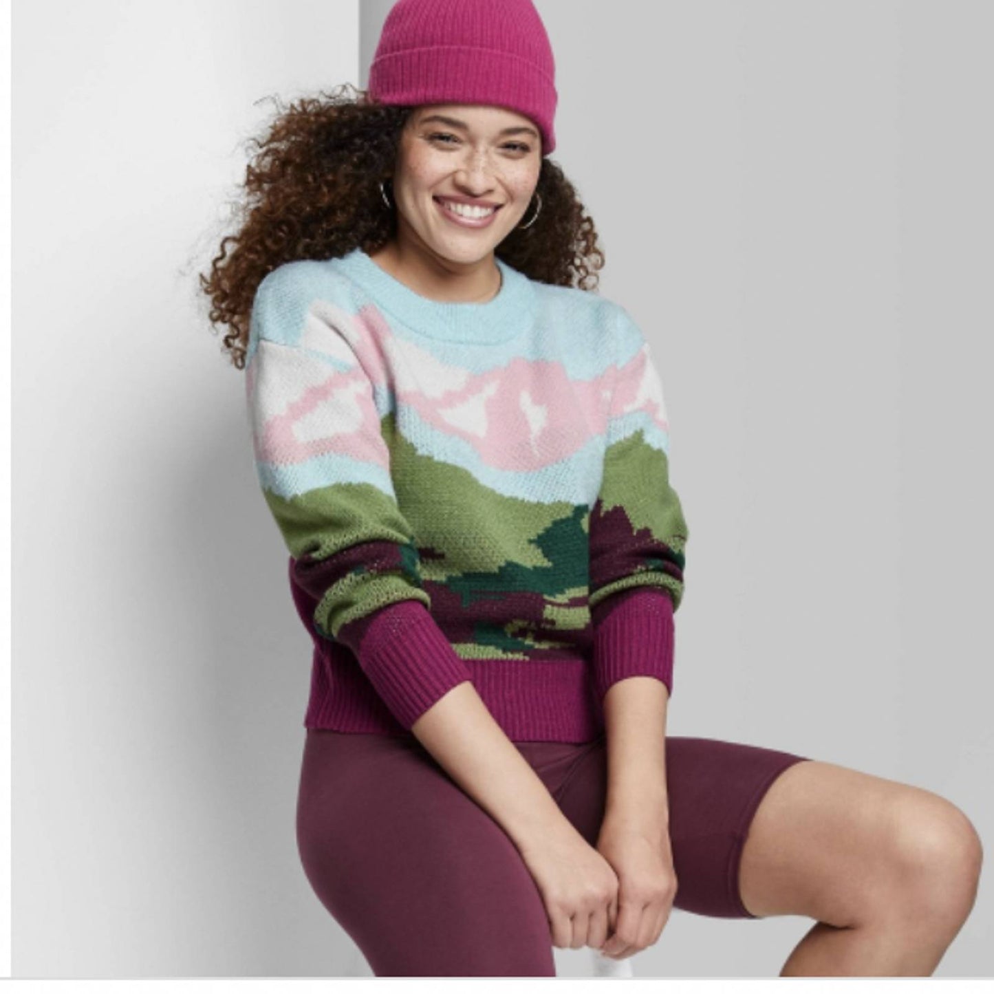 Women's Crewneck Pullover Sweater Small- Wild Fable NEW