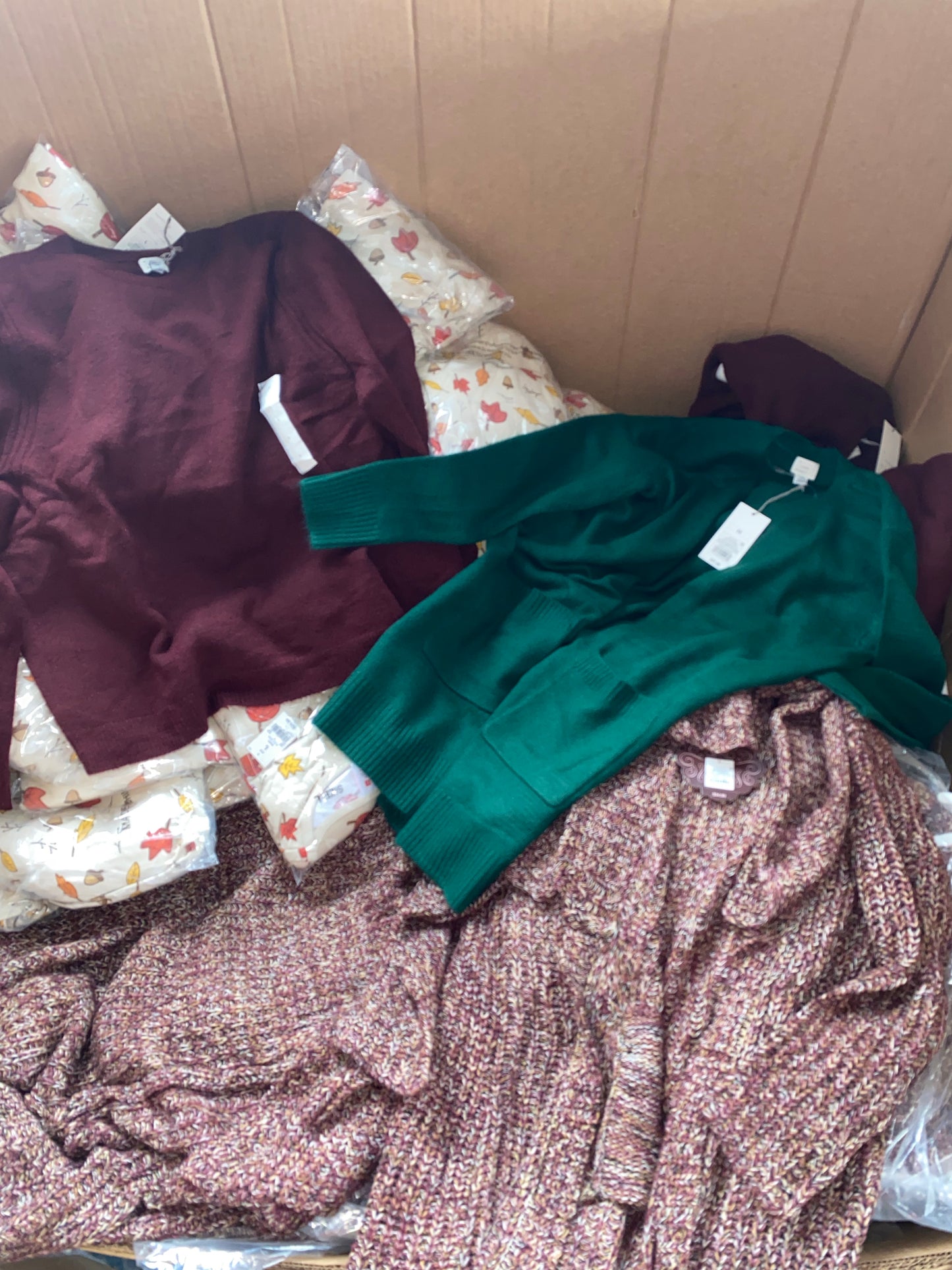 VENTA FLASH 25 piezas Cajas Lotes Ropa INVIERNO